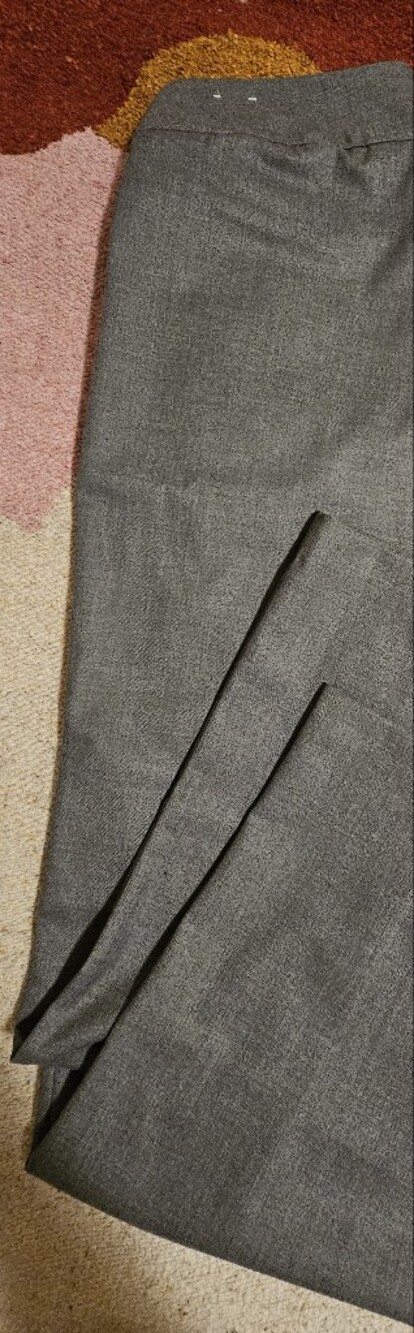 Coldwater Creek Straight Leg Pants in Heathered Gray